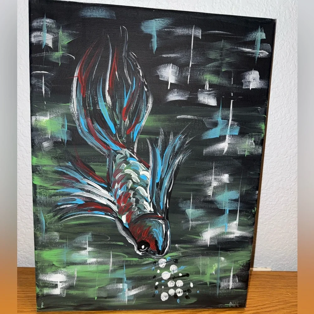 Colorful Fish Art Canvas
